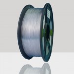 1.75mm PETG Filament Clear Color for 3D Printers, Rohs Compliance,1kg Spool, Dimensional Accuracy +/- 0.03 mm