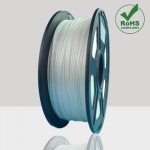 Glow in the Dark Silver White 3D Printing Filament 1.75mm for 3D Printers, Rohs Compliance,1kg Spool, Dimensional Accuracy +/- 0.03 mm