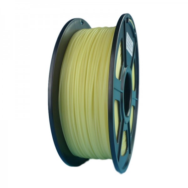 Glow in the Dark Yellow 3D Printing Filament 1.75mm for 3D Printers, Rohs Compliance,1kg Spool, Dimensional Accuracy +/- 0.03 mm