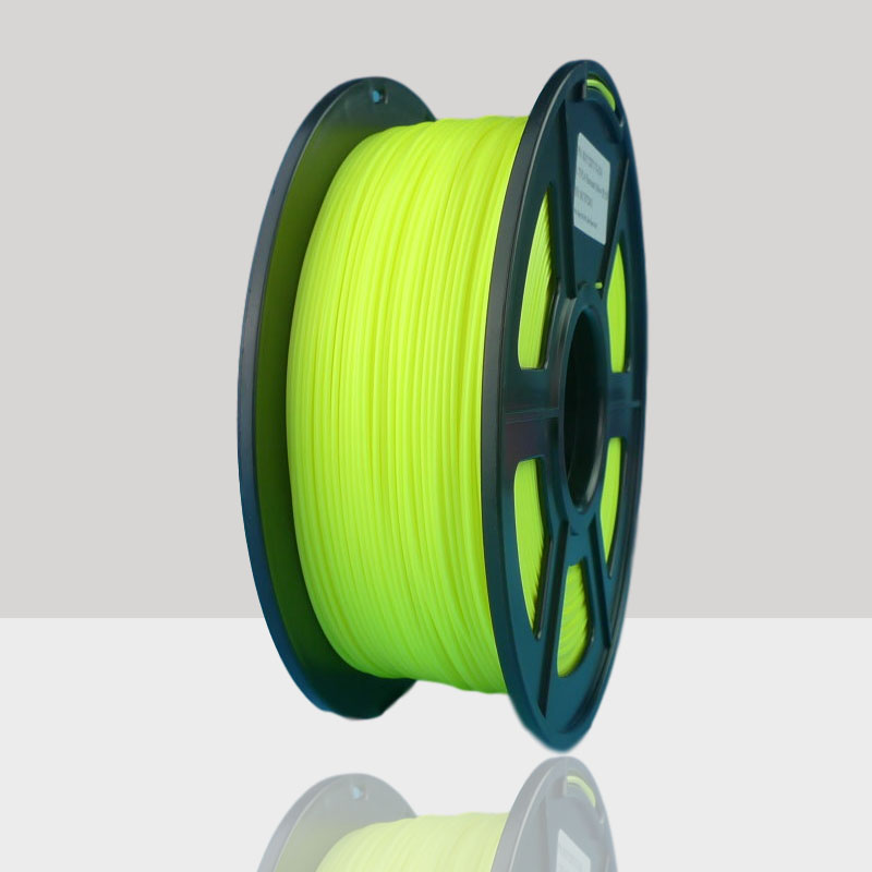 1.75mm Neon Yellow PLA 3D Printer Filament 2.2 lbs - Dimensional Accuracy +/- 0.03mm 1kg Spool