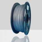 1.75mm PLA Filament Silver for 3D Printers, Rohs Compliance,1kg Spool, Dimensional Accuracy +/- 0.03 mm