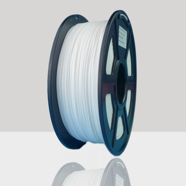 1.75mm TPU Flexible Filament White for 3D Printers, Rohs Compliance,1kg Spool