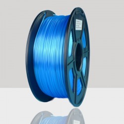 1.75mm Silk Like PLA Filament Blue for 3D Printers, Rohs Compliance,1kg Spool, Dimensional Accuracy +/- 0.03 mm