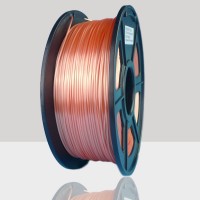 1.75mm Silk Like PLA Filament Orange for 3D Printers, Rohs Compliance,1kg Spool, Dimensional Accuracy +/- 0.03 mm