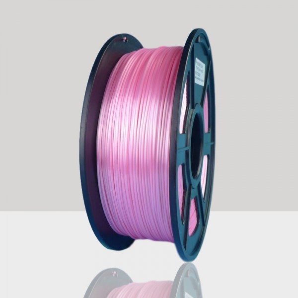 1.75mm Silk Like PLA Filament Pink for 3D Printers, Rohs Compliance,1kg Spool, Dimensional Accuracy +/- 0.03 mm