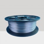 1.75mm Silk Like PLA Filament Silver for 3D Printers, Rohs Compliance,1kg Spool, Dimensional Accuracy +/- 0.03 mm