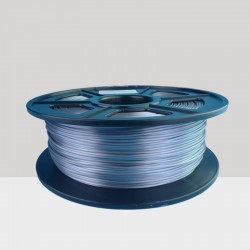 1.75mm Silk Like PLA Filament Silver for 3D Printers, Rohs Compliance,1kg Spool, Dimensional Accuracy +/- 0.03 mm