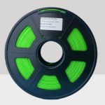 1.75mm PLA Filament Fluorescent Green for 3D Printers, Rohs Compliance,1kg Spool, Dimensional Accuracy +/- 0.03 mm