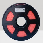 1.75mm PLA Filament Fluorescent Orange for 3D Printers, Rohs Compliance,1kg Spool, Dimensional Accuracy +/- 0.03 mm