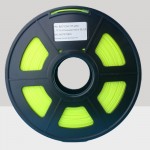 1.75mm PLA Filament Fluorescent Yellow for 3D Printers, Rohs Compliance,1kg Spool, Dimensional Accuracy +/- 0.03 mm