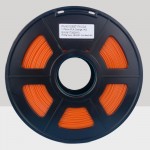 1.75mm PLA Filament Orange for 3D Printers, Rohs Compliance,1kg Spool, Dimensional Accuracy +/- 0.03 mm