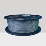 1.75mm PLA Filament Silver for 3D Printers, Rohs Compliance,1kg Spool, Dimensional Accuracy +/- 0.03 mm